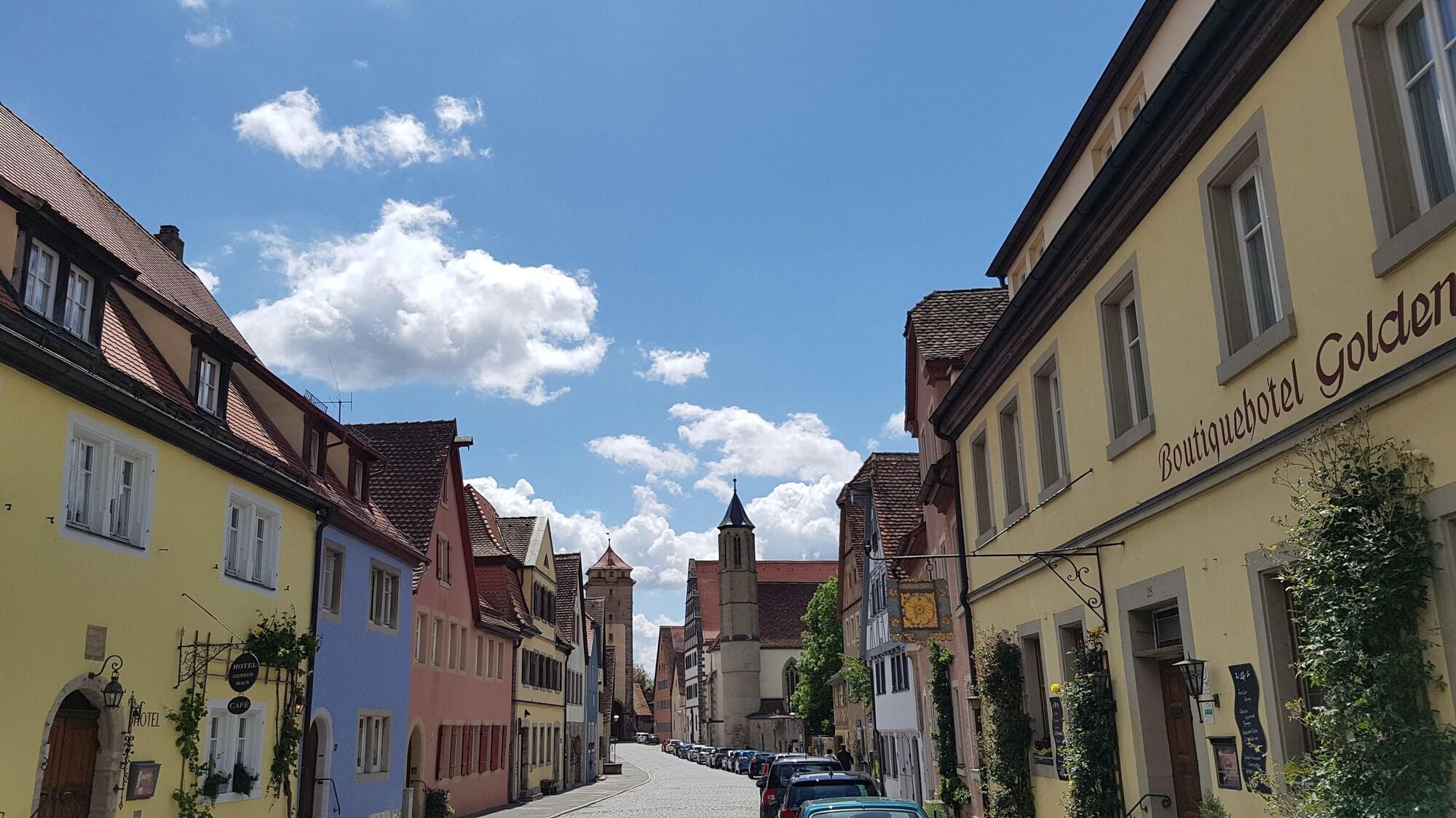Boutiquehotel Goldene Rose - Self-Check-In Rothenburg ob der Tauber Eksteriør billede