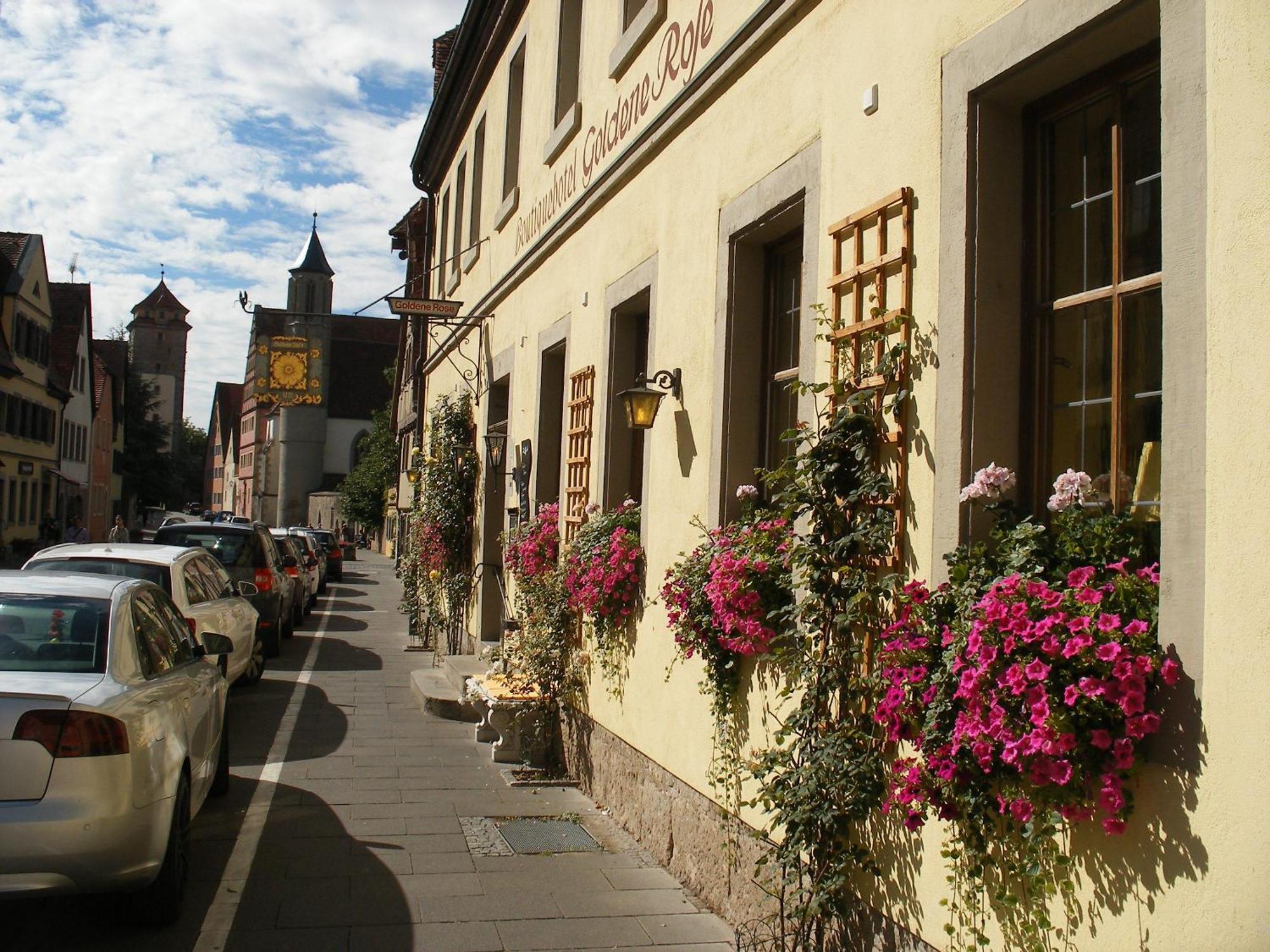 Boutiquehotel Goldene Rose - Self-Check-In Rothenburg ob der Tauber Eksteriør billede