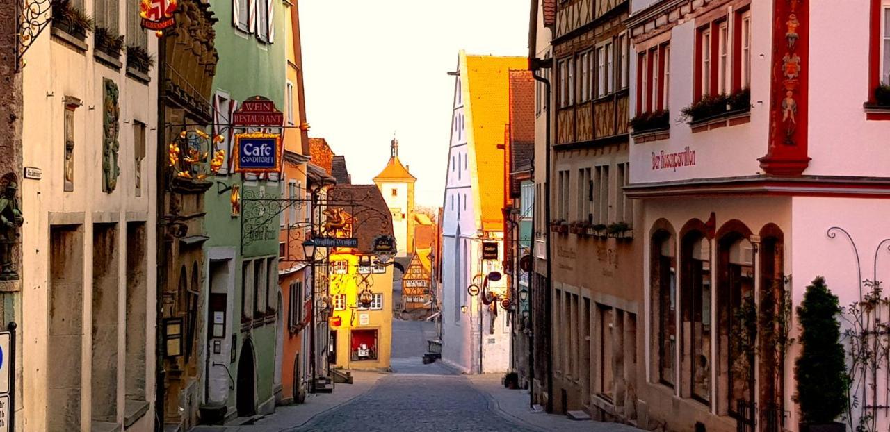 Boutiquehotel Goldene Rose - Self-Check-In Rothenburg ob der Tauber Eksteriør billede
