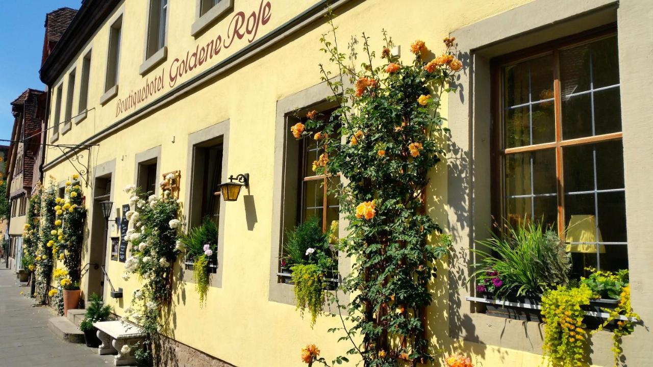 Boutiquehotel Goldene Rose - Self-Check-In Rothenburg ob der Tauber Eksteriør billede