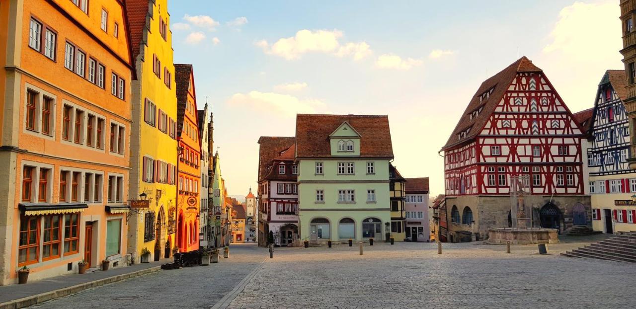 Boutiquehotel Goldene Rose - Self-Check-In Rothenburg ob der Tauber Eksteriør billede