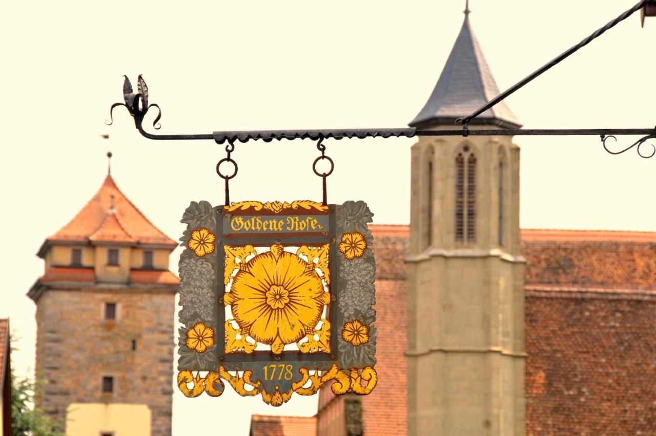 Boutiquehotel Goldene Rose - Self-Check-In Rothenburg ob der Tauber Eksteriør billede