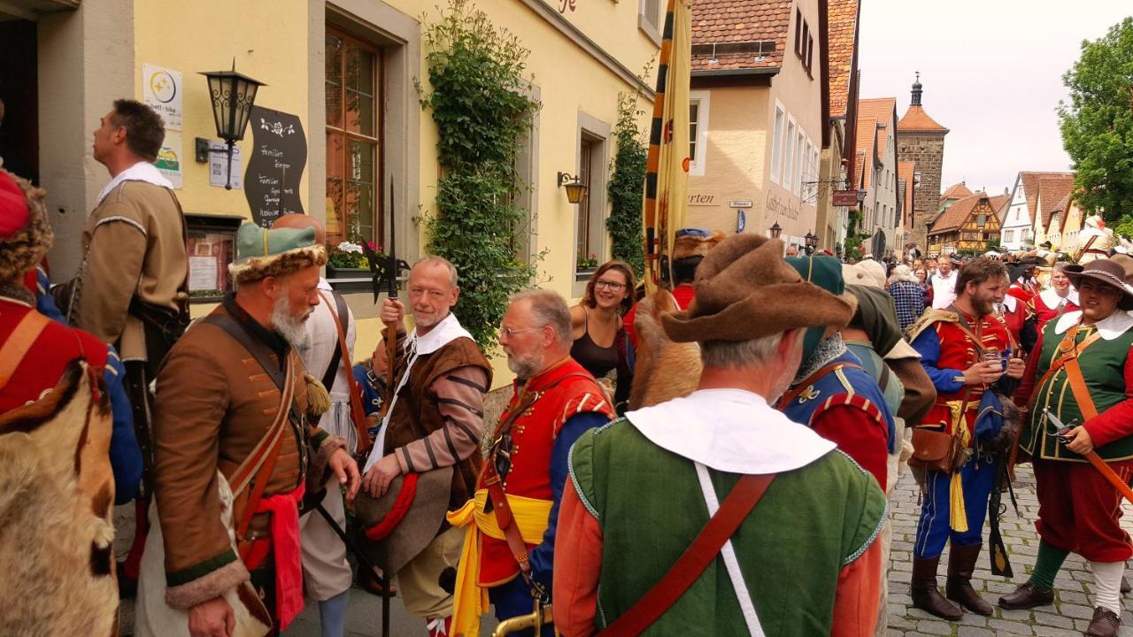 Boutiquehotel Goldene Rose - Self-Check-In Rothenburg ob der Tauber Eksteriør billede