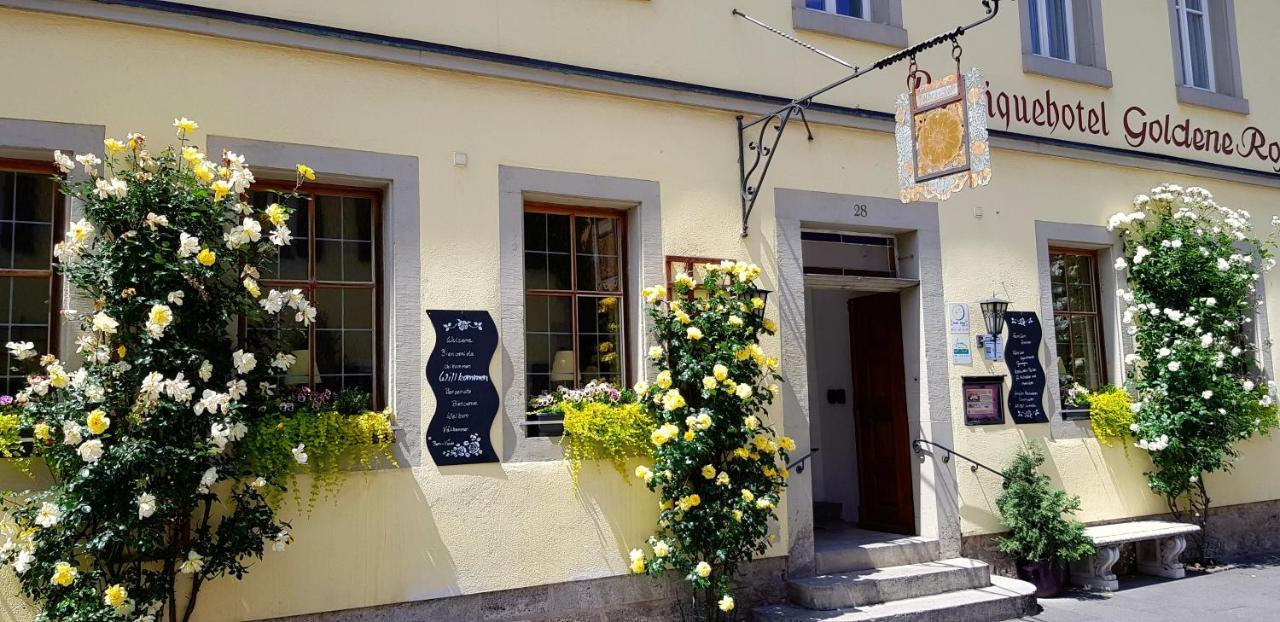 Boutiquehotel Goldene Rose - Self-Check-In Rothenburg ob der Tauber Eksteriør billede